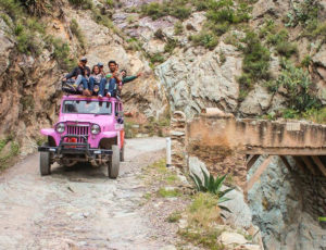 Paseo en Jeep Willis en real de catorce